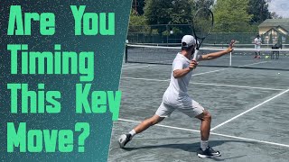 Split-Step and Return of Serve Footwork