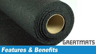 Home Gym Mats - Plyometric Rubber Flooring Rolls