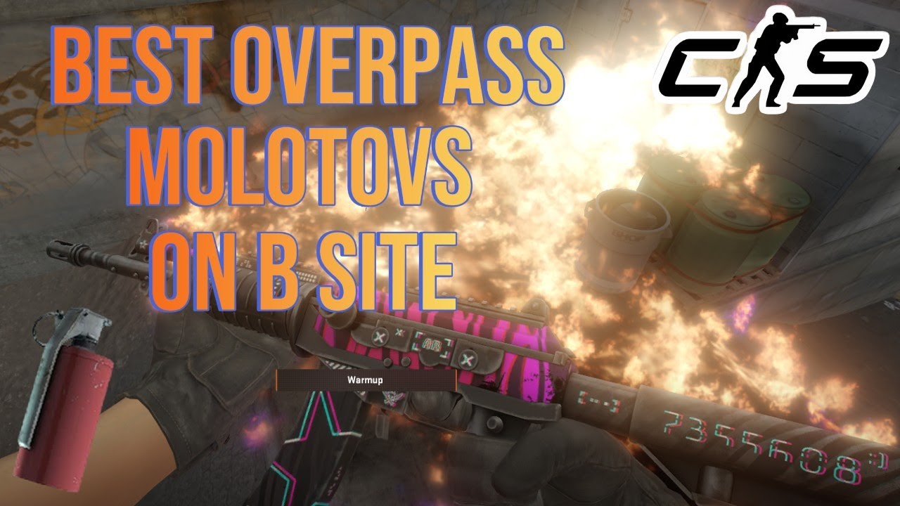 Best Overpass B Site Molotovs In Cs2 - MUST KNOW - YouTube