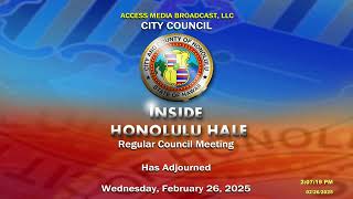 2025-02-26 Regular Council Meeting PT2