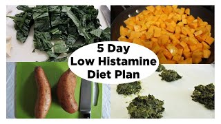 My 5 Day Low Histamine Diet Plan + Recipes (for Histamine Intolerance)