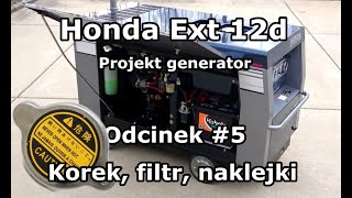 Honda Ext12d Projekt Generator - Odcinek #5 - Kolejne części, zamawianie naklejek