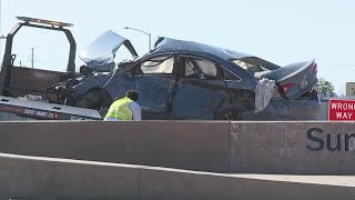 Police chase ends in rollover crash after armed robbery