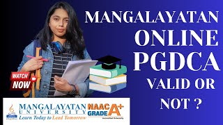 🌐 Explore the Benefits of Mangalayatan's Online PGDCA Program | Online PGDCA Admission