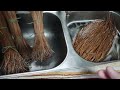 08 06 2024 how to wash bundle and dry longleaf pine needles used for basket weaving crafts