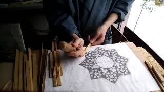 Design and implementation of muqarnas on wood