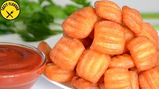 INCREDIBLY TASTY CRISPY BUBBLE POTATO | READY IN 10 MINUTES | EASY RECIPE