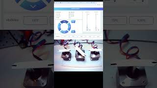 Nema17 motors and mks dlc32 wifi board #mks #dlc32 #wifi #nema17 #costycnc