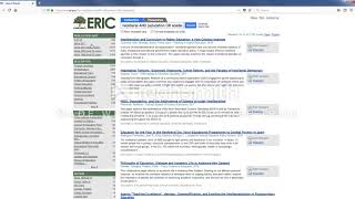 LSC504 Reference Instructional Video - ERIC database
