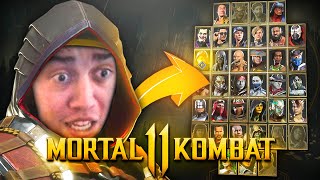 Scorpion Main RAGES Trying to Learn a NEW Character on Mortal Kombat 11!