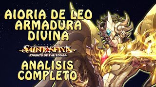 AIORIA DE LEO ARMADURA DIVINA! ANALISIS COMPLETO! SIRVE O NO?!! Saint Seiya Awakening