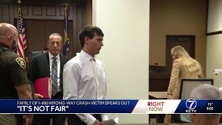 Family of I-480 wrong-way crash speaks about change in bond for suspect