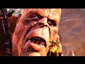 God of War 3 Remastered Cronos Boss Fight HD 60FPS 1080p