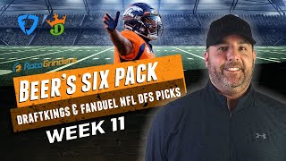 DRAFTKINGS & FANDUEL NFL PICKS WEEK 11 - DFS 6 PACK