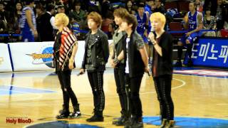 111016 Basketball Opening SHINee - ment