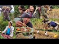 harvesting rice full proces || happiest season for farmers || nagaland farmers || || kents vlog.