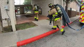 Apartment Fire Horizontal Standpipe Training Evolution E36