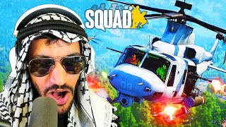 The MOST Chaotic SQUAD Helicopter Experience EVER!