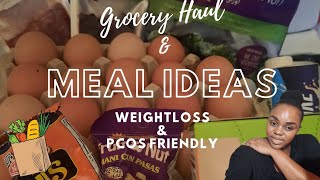 PCOS Grocery Haul | Weightloss tips + Meal Ideas