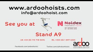 ARDOO CARESAFE 140 Portable Hoist Stand Aid Combo launches at Naidex