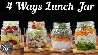 4 Simple Mason Jar Meals You Can Eat Anywhere. 😋