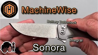 Unboxing… well, re-unboxing of a premium USA made integral buttonlock… the MachineWise Sonora knife!