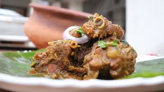 mutton curry  . मिट्ट की हांडी में मटन मसाला । champaran mutton handi.हांडी गोस्त।Handi gosht