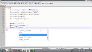 PHP 34 - stdClass