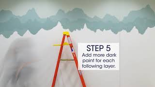 DIY Mountain Mural