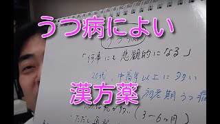 うつ病によい漢方薬について