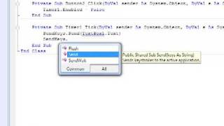 How to make a spammer in Visual Basic 2008