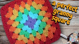 granny square , how to crochet a perfect granny square , free crochet pattern