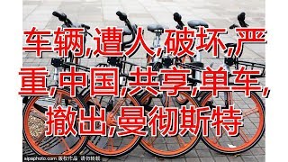 车辆,遭人,破坏,严重,中国,共享,单车,撤出,曼彻斯特