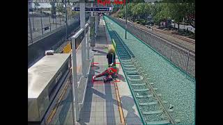 Realtime Alert - Fight detected in Railway Station. Advanced Video Analytics Demo 🚨