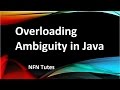 Overloading Ambiguity in java