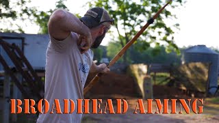 Traditional Archery Tips - Broadhead Aiming