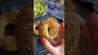 We can’t stop making these 3 Ingredient Bagels #shorts