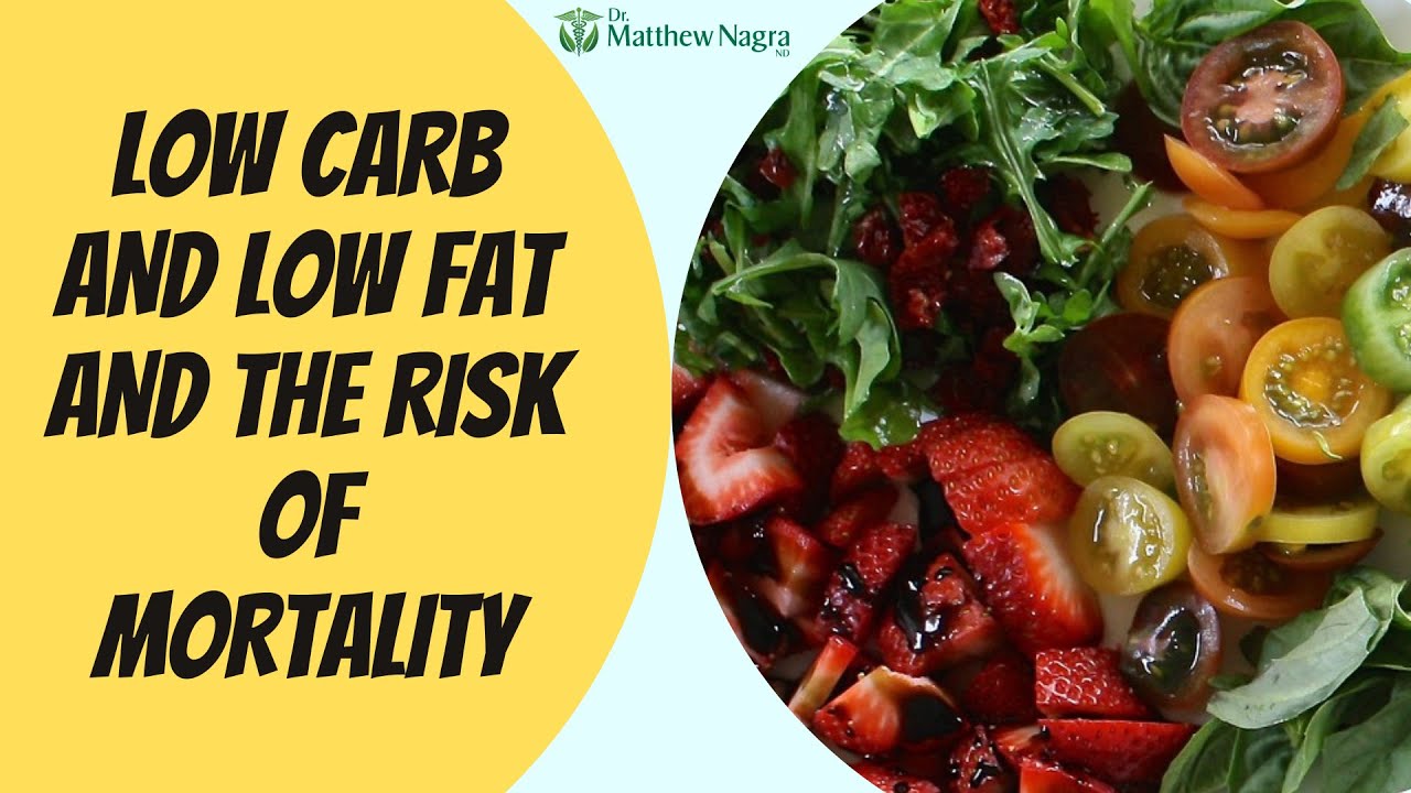 Low Carb And Low Fat Diets And Mortality Risk - YouTube