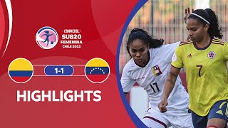 CONMEBOL Sub20 FEM 2022 | Colombia 1-1 Venezuela | HIGHLIGHTS