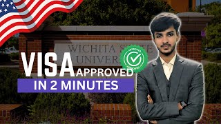 F1 Visa Interview Experience | Hyderabad Consulate | Wichita State University