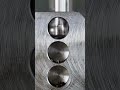 cross hole drilling with a big insert drill