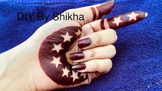 Ramadan special mehndi design - Best chand mehndi deisgn 2021 - Latest moon henna 🌙