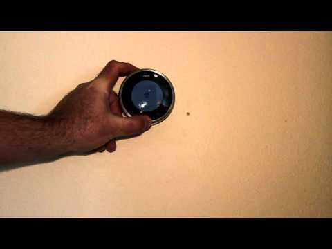 Nest Thermostat: Nonresponsive, showing reboot procedure