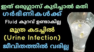 ഗർഭിണി ഇത് ഒരു ഗ്ലാസ് കുടിച്ചാൽ മതി മൂത്ര കടച്ചിൽ ( Urine Infection)  ജീവിതത്തിൽ വരില്ല /