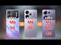 Poco M6 5G vs Poco M6 4G vs Poco M6 Pro 4G | PHONE COMPARISON