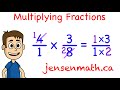 Learn to MULTIPLY FRACTIONS in just 5 minutes! | jensenmath.ca