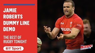 Rugby Tonight Demo: Jamie Roberts on how to run the perfect dummy line