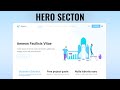 How to Create a Responsive Hero Section with HTML, CSS & JS | Easy Web Learner #ewl
