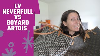 REVIEW: EVERYTHING you need to know about the Goyard Artois MM vs LV Neverfull MM