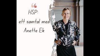 Anette Ek Högkänslighet